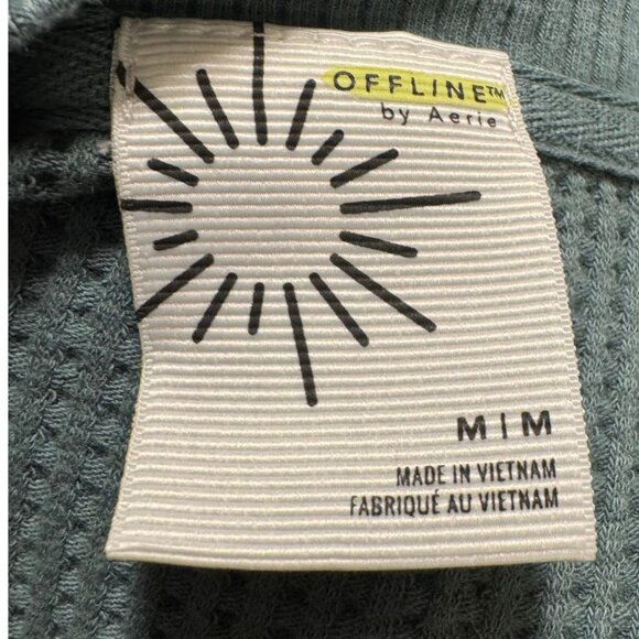 Offline by Aerie Waffle Crop Top - Picture 6 of 8